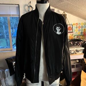 Black Bomber Jacket